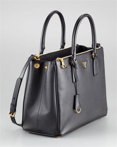 black saffiano tote prada|Prada saffiano tote price.